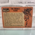 1966 Topps Batman  33 The Enemies Clash Black Bat Non-sports Trading Card