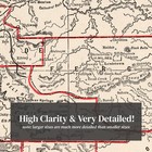 Old Map Of Montana 1893 - Vintage Montana Art