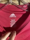 Adidas Women   s Athletic Tee Top Size L  Pink Short Sleeve Stretch    