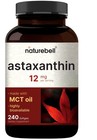 Maximum Strength Astaxanthin 12mg - 240 Softgels  Natural Antioxidant  Non-gmo 