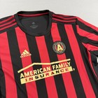 Atlanta United Fc Jersey Mens Xl Red Black Mls Soccer Aeroready Home Adidas