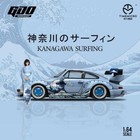 Time Micro X Gdo 1 64 Rwb964 The Great Wave Off Kanagawa Diecast Model Car