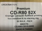 25 Cmc Thermal Printable Cd-r Discs  Blue Top  52x 700mb Free Shipping