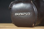 Olympus Brown Leather Ever-ready Camera Case Good Vintage Condition