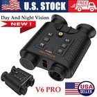 Infrared Night Vision Binoculars 4k Uhd Lrf Goggles 8x Digital Zoom Head Mounted