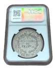 French Indo-china Vietnam 1907 A Silver  1 Piastre Ngc Au55