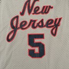 Jason Kidd   5  Nike New Jersey Nets Men Nba Gray Rewind 77 L 2 Basketball Vtg