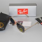 Ray-ban Sunglasses Rb3025 Aviator Pilot Gold Frame Gradient Blue Lens 58-14 Mm