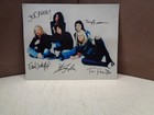 Aerosmith Band Promo Card With Autographs Steven Tyler Joe Perry Signature