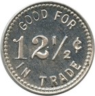 1909 Leadville  Colorado Co Pioneer Club Saloon Good For 12     Trade Token