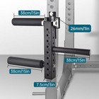 Leg Extension Attachment Fitness Squat Rack Adjustable Curl Machine Brand New-