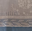 C1940s Antique Wedding Hanky Lily Of Valley Valenciennes Lace Doily 13 