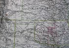 Stielers Hand Atlas  World Map Plate Page No 87 South Central United States 1888
