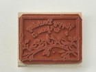 Stampin  Up  Happy Birthday To You Birds Wood Rubber Stamp