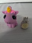 Mixed Lot Child Or Adult Keychain Zipper Pull Peapods Animals With Tags 9 Pcs Ju