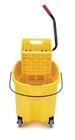 Mop Bucket And Wringer 35 Qt Side Press Wheels Heavy Duty Rubbermaid Commercial
