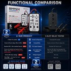Bimmerfever Automotive Relay 12-24v Tester 4-pin 5-pin Diagnostic Tool