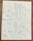 The Offshore Company Vintage Stock Certificates Set Of 2 Oil Rig