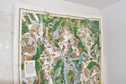 Vintage 1989 Carowinds Amusement Park Souvenir Map Prestine Rare- New Old Stock