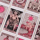 Pink Rider Waite Tarot Cards Deck Set For Beginners Prophecy Divination Deck