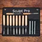 Hand Wood Chisel Set Carving Kit 12 Piece Professional Beginners Woodworking