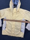 Nike Acg Jacket Youth Medium Yellow Gray Storm-fit Hooded Ski Snowboard Winter
