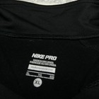 Nike Pro Hyperwarm Top Womens Xl Black 1 2 Zip Long Sleeves Running Jacket
