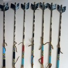 Native American Navajo Arrow Beaded Handcrafted 32 long 1 Arrow Bone Tip Decor