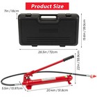 10 Ton Porta Power Hydraulic Jack Kit 1 4m Long Hose Auto Body Frame Repair Tool