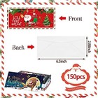 150 Pcs Classic Christmas Currency Envelopes For Cash And Gifts 2 88 X 6 5 Inch