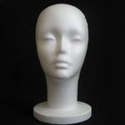 Mannequin Head For Wigs Foam Female Model Head Glasses Hat Hairpieces Display