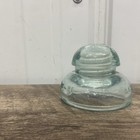 Hemingray -50 Electrical Glass Insulator Made In Usa Aqua Blue