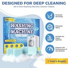 Uproot Clean Washing Machine Cleaner Tablets - 24 Pack For A 12 Month Supply  Fo