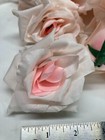 20 Artificial Silk Fake Pink Rose Flower Heads Large Craft Wedding Party Decor