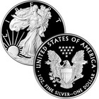 American Silver Eagle Coin Proof 1 Oz  1 - Pcgs Pr70 Random Date And Label