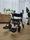 Transport-wheelchair-lightweight-foldable  2 In 1 Rolling Walker Chair-used