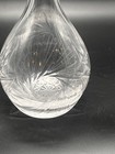 Vintage Crystal Decanter Ludlow Pattern Diamond Cut Heavy Glass No Stopper