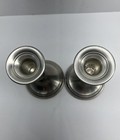 Vintage Pair Web Pewter Weighted Candlesticks 13 Oz  6  75  H