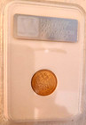 Russian Empire Coin 1902 Russia 5r Rouble Ngc Ms66 Gold Vintage Fatty Holder