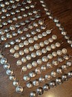 Vintage Coin Bracelet Foreign Silver Tone Peru Concave Variety Lot Of 20 Lot 2