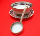 Antique Nippon Moriage 22kt Gold Mayonnaise Set 3 Piece  1891-1921