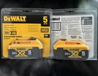 2 Brand New  20 Volt 20v Max Xr Li-ion 5 0 Ah Batteries For Dewal