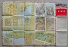 China Beijing Tourist Map 1971