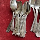 Silver Plate Craft repurpose  Soup Spoons Lot Of 100 For Michael Only