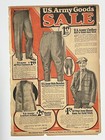 Antique 1926 Mens Us Army Clothes Original Print Ad 23x34cm Art Decor Mwc 243