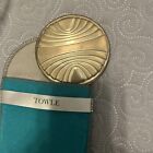 Vintage Towle Purse Mirror Repousse Sterling W pouch Beautiful
