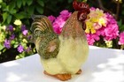 Vintage Chicken Hen Figure Figurine Decor Farm Country Cottage Grand