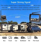 7   Magnetic Solar Wireless Backup Camera 7   Monitor Dvr Cam For Rv Camper