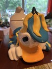 Rare Vtg Disney Store Donald Duck Banana Peel Ceramic Cookie Jar