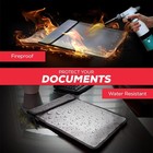 Fireproof Document Bag Safe Cash Money Pouch Waterproof Envelope Folder Storage